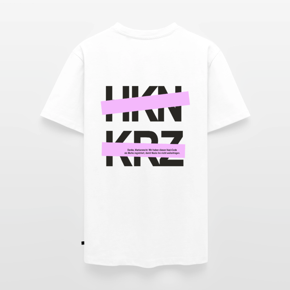 Wer HKN trägt kann mich KRZ weise T-Shirt - Weiß