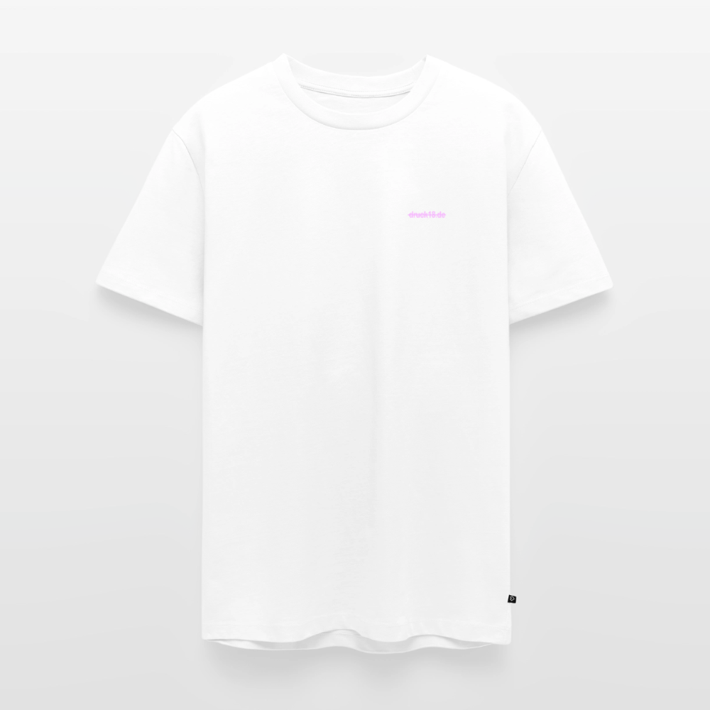 Druck18 "Kauft nicht bei Nazis" T-Shirt - Weiß