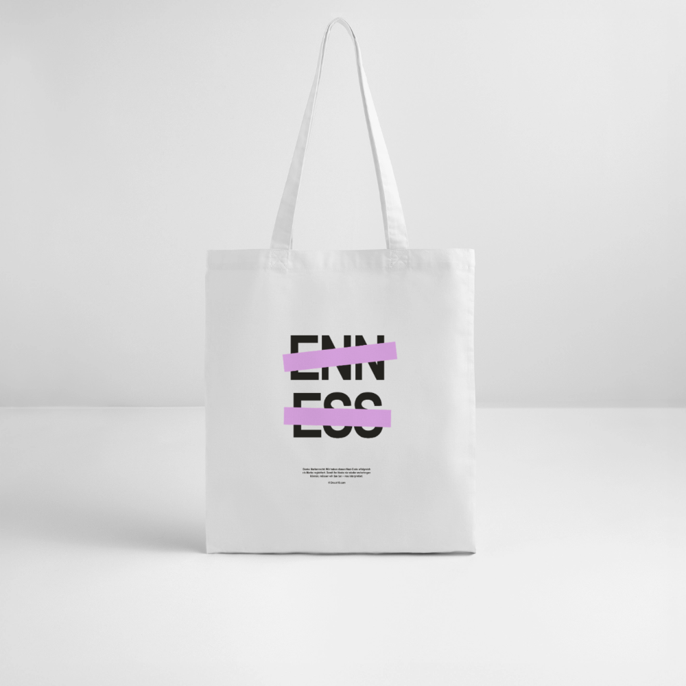 -E-N-N-E-S-S- Totebag - Weiß