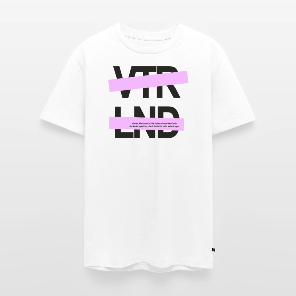 V-T-R-L-N-D- T-Shirt - Weiß