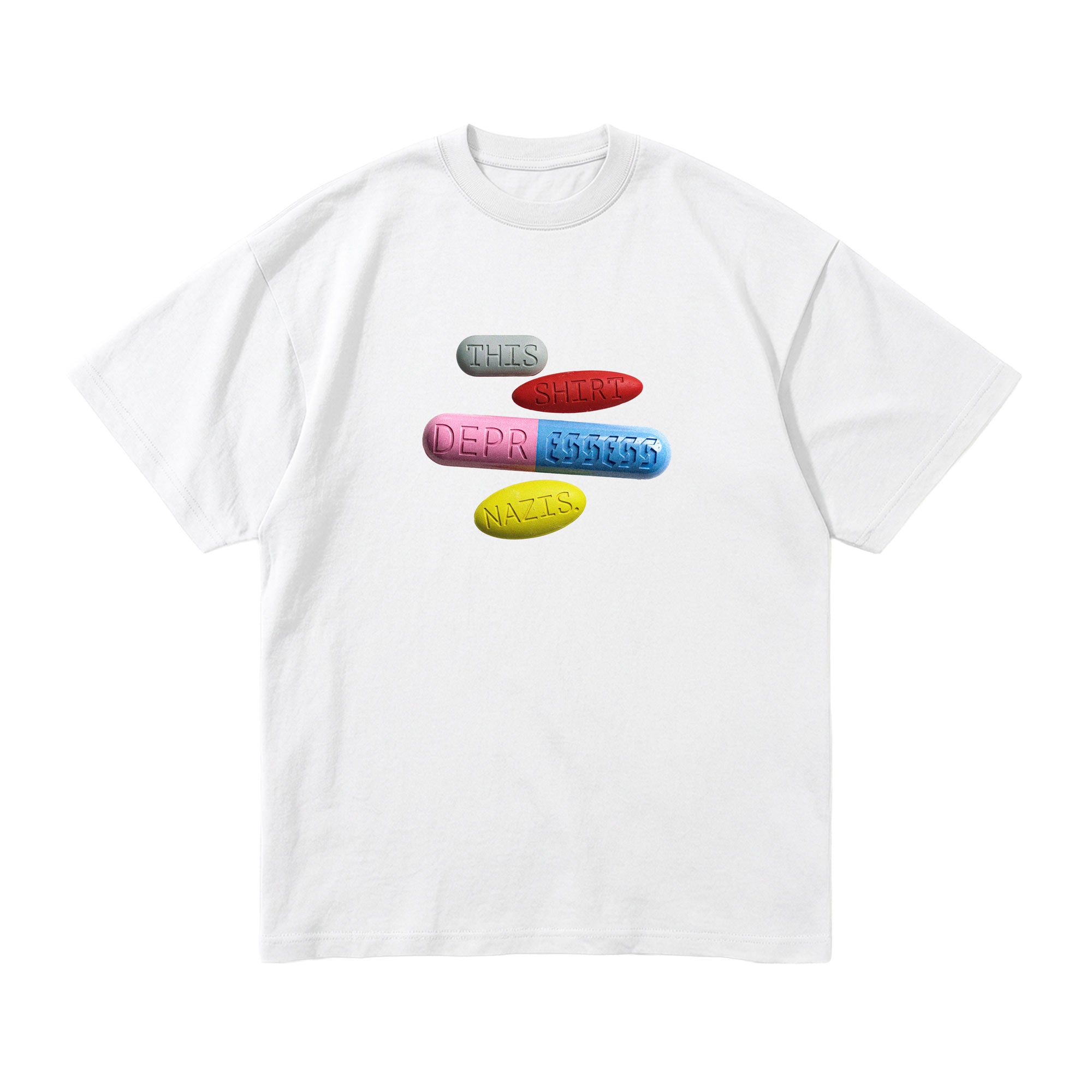 This shirt depressess Nazis Pills T-Shirt