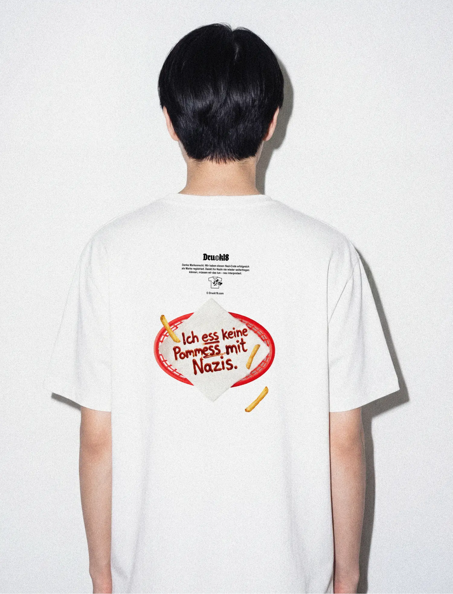 Ich ess keine Pommess mit Nazis T-Shirt