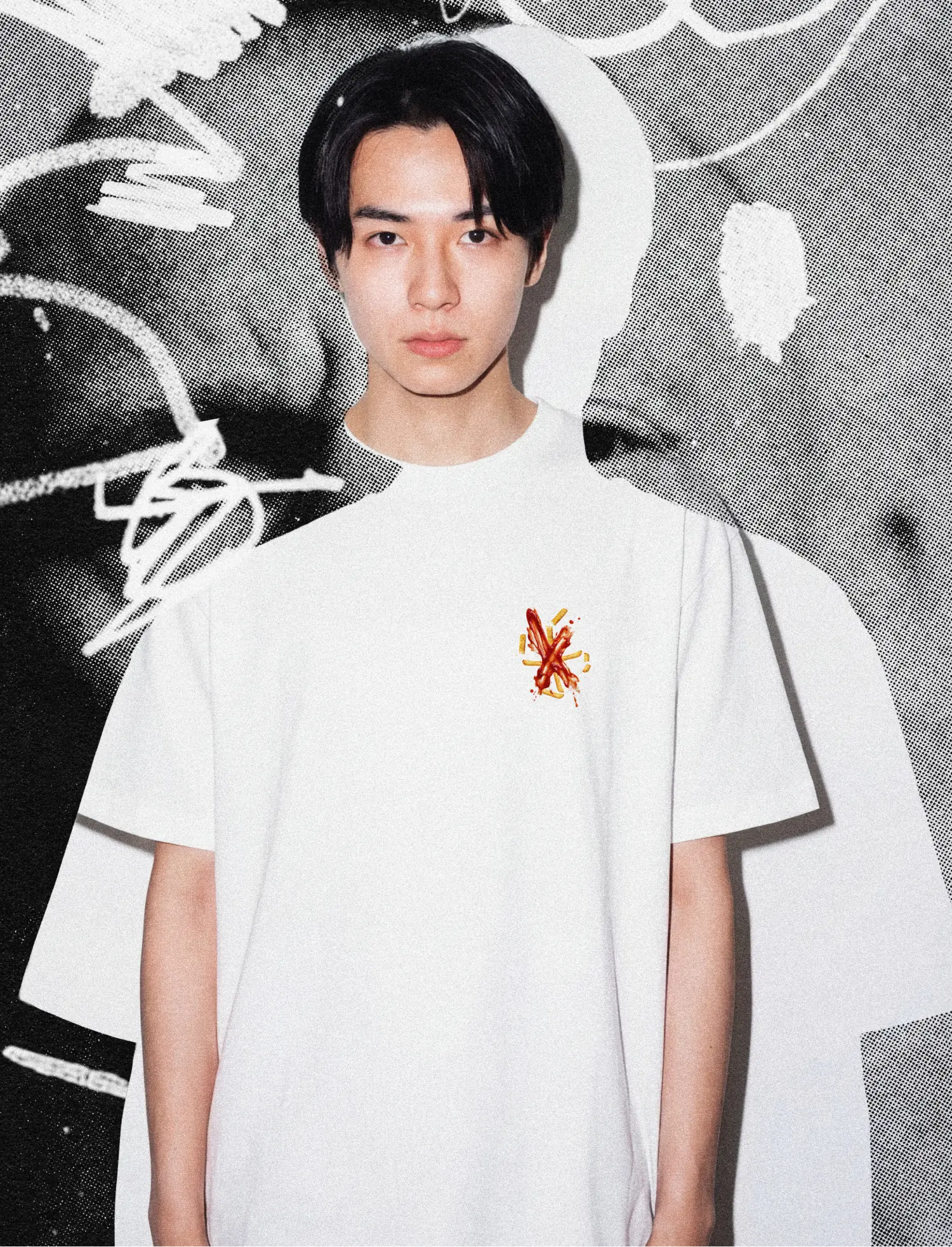 Ich ess keine Pommess mit Nazis T-Shirt