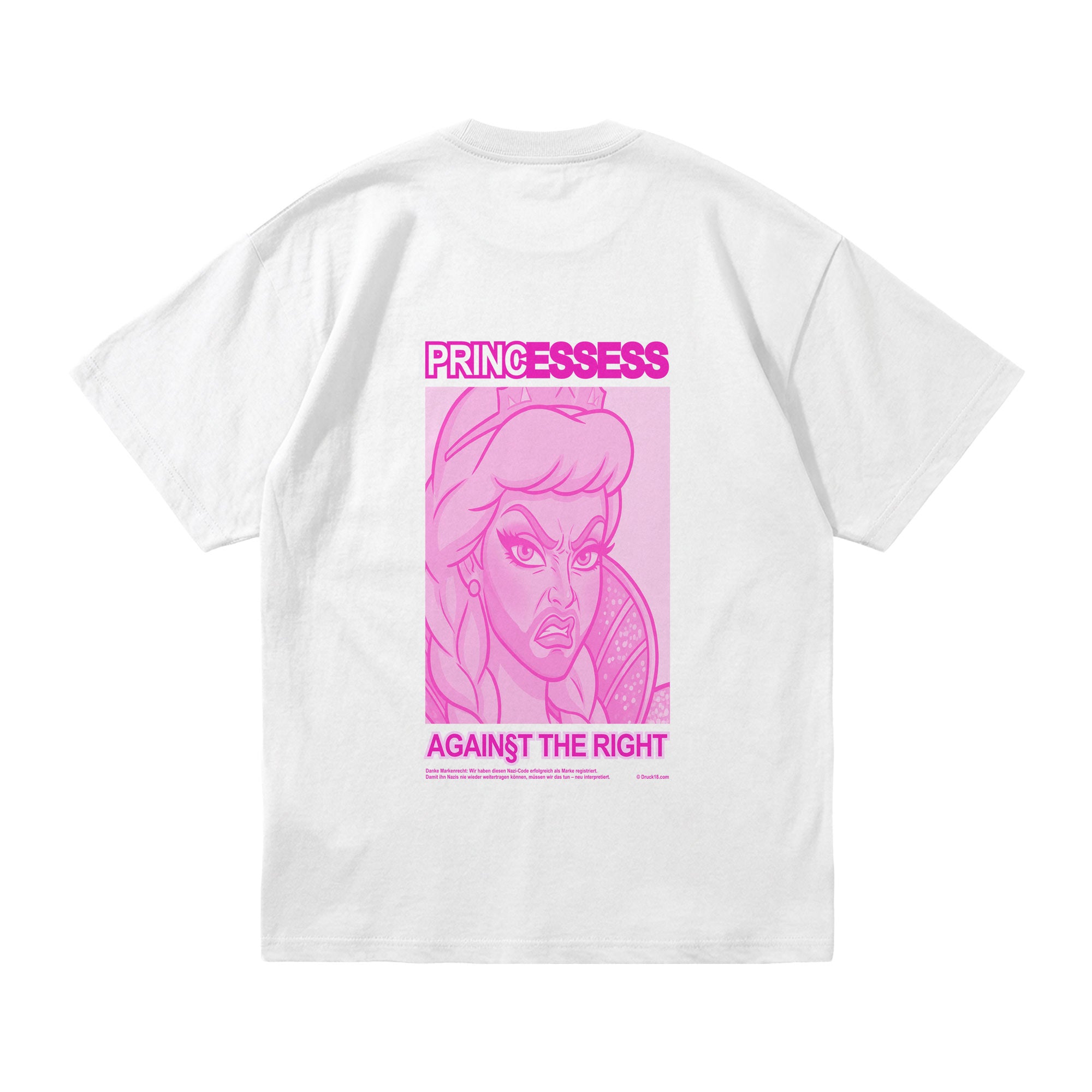 PrincESSESS against the right T-Shirt