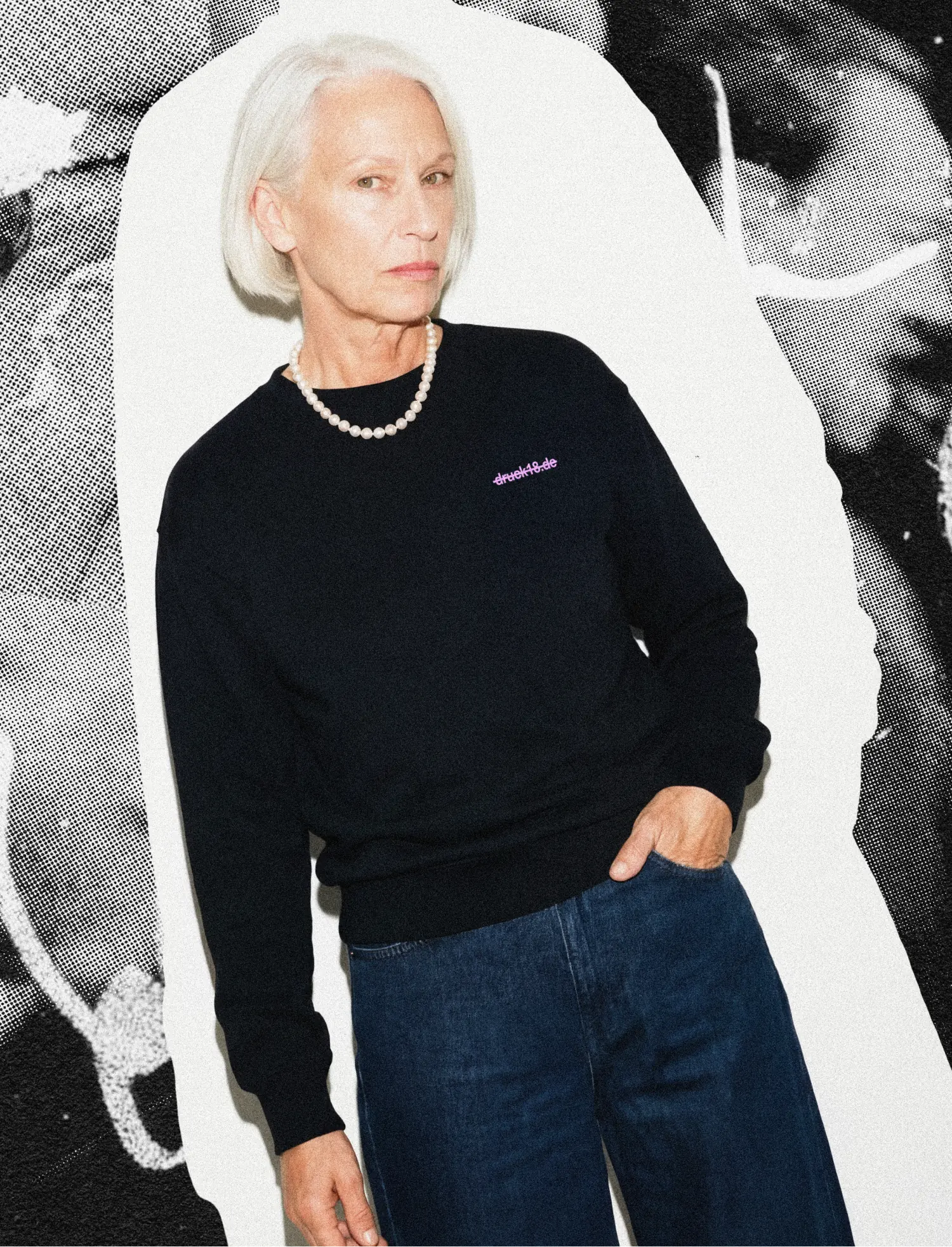 Druck18 "Kauft nicht bei Nazis" Sweatshirt