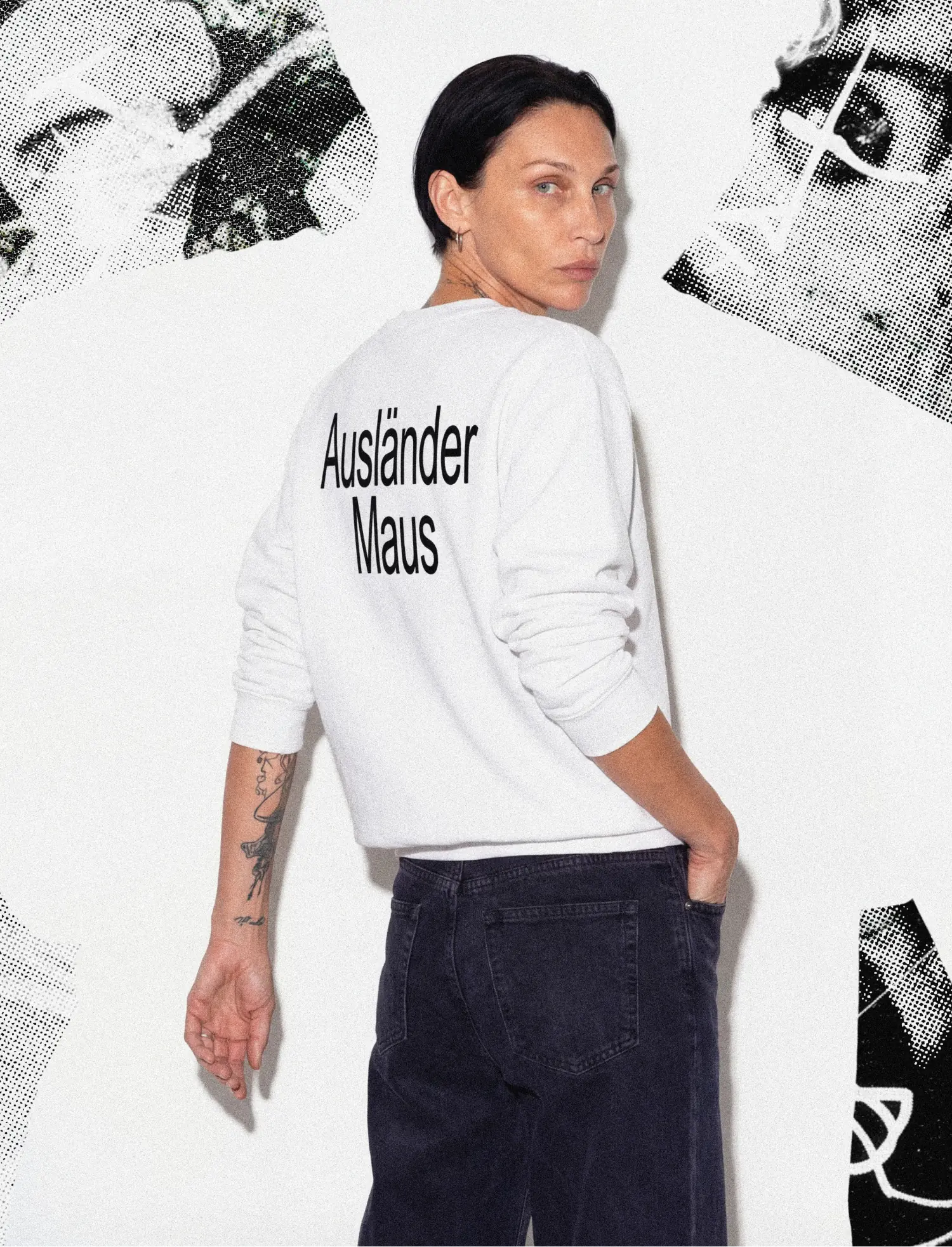 Ausländer Maus "Brat" Sweatshirt