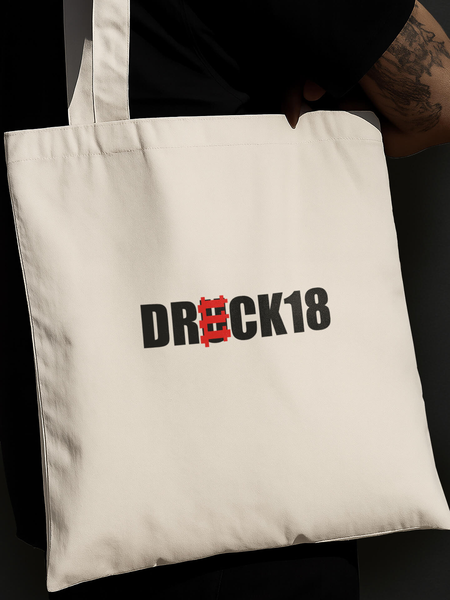 Dreck18 Tragetasche