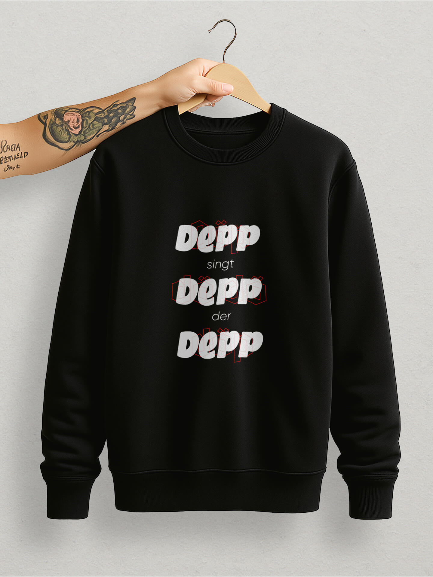 Döp singt der Depp Pullover
