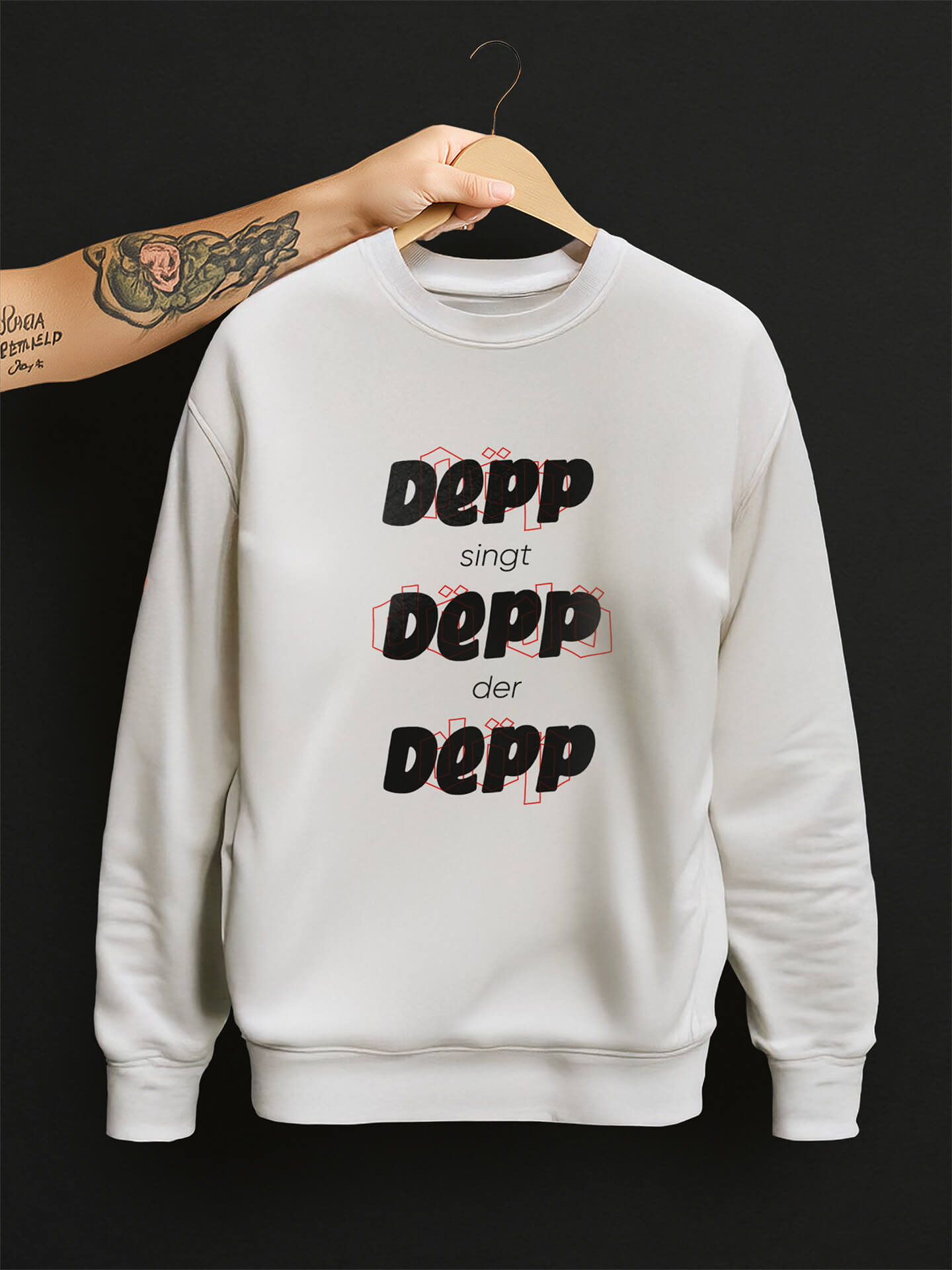 Döp singt der Depp Pullover