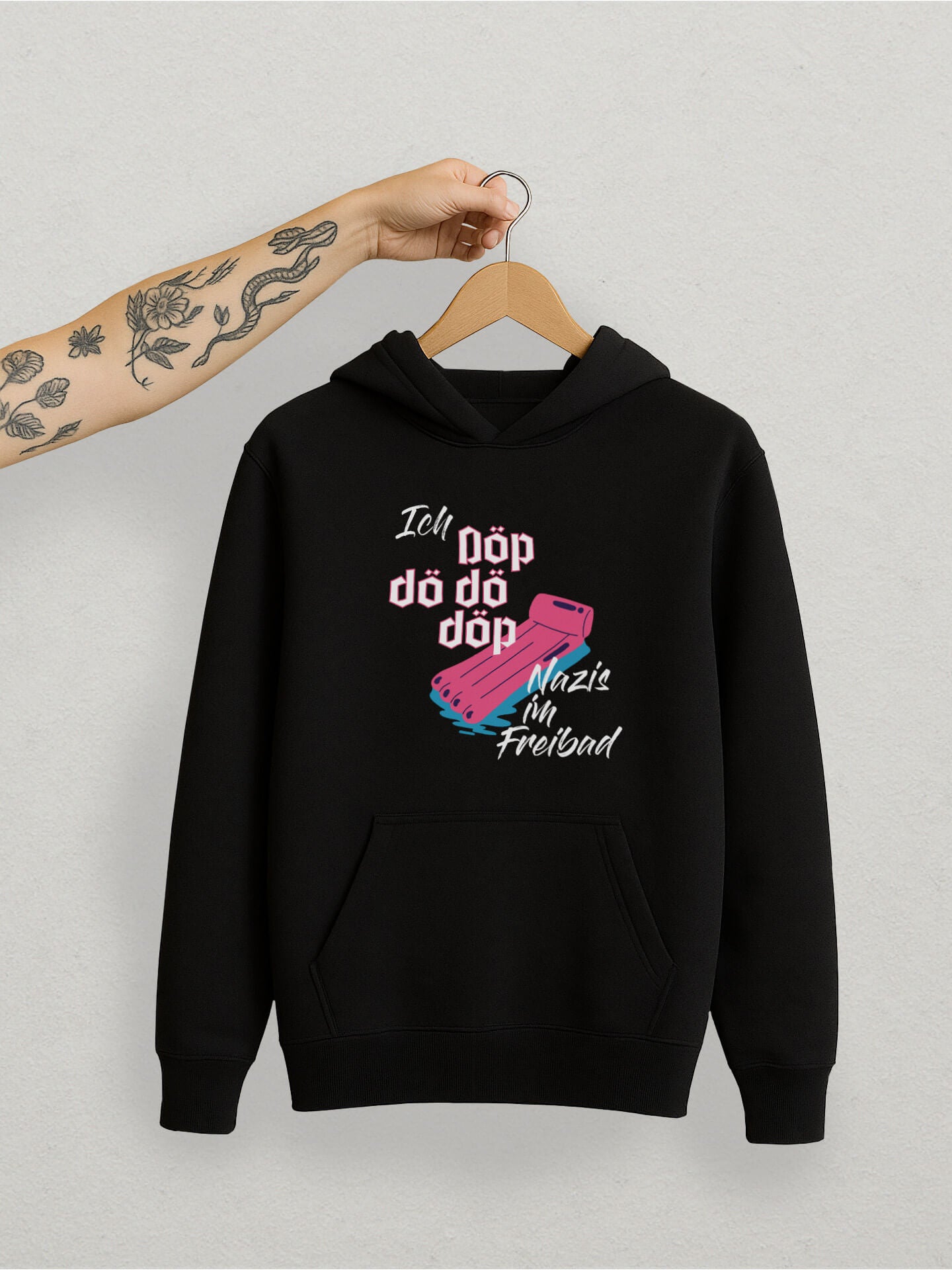 Ich Döp Nazis im Freibad Hoodie