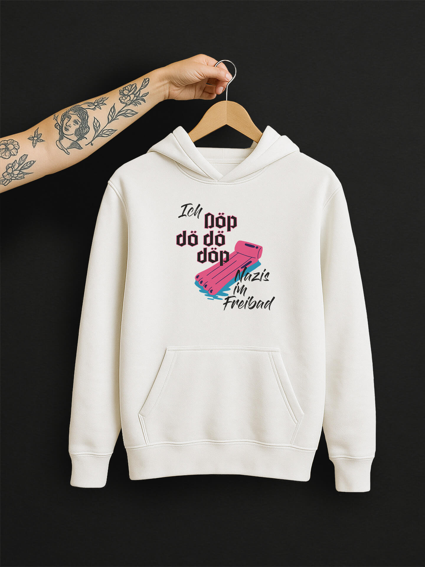 Ich Döp Nazis im Freibad Hoodie